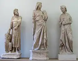 Vierge à l'enfant entre de les deux Saint Jean.