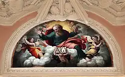 Dio padre benedicente de Raffaellino del Colle.