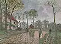 La diligence de Louveciennes Camille Pissarro,1870
