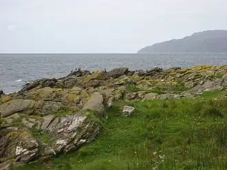 Côte sud de l'île de Sanda