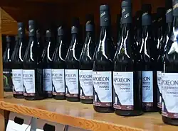 Bouteilles de Vallée d'Aoste Donnas "Napoléon".