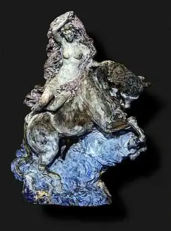 Jupiter métamorphosé en taureau enlève Europe, Giovanni Leonardi. (XXe&nbsp;siècle).