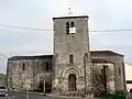 L'église Saint-Martin de Glénay avant la campagne de restauration de 2017.