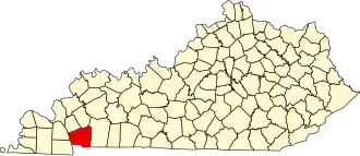 Localisation de Comté de TriggTrigg County