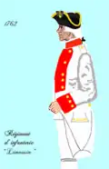 régiment de Limousin de 1762 à 1774
