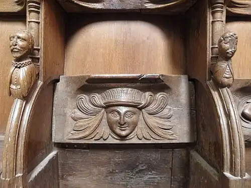Stalles : sculpture d'une miséricorde