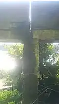 Détail sur un joint de dilatation. (oct. 2015)