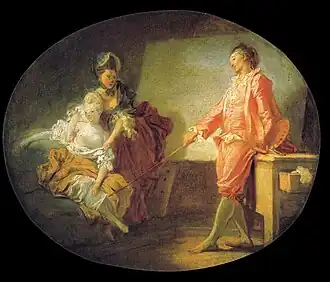Les Débuts du modèle de Fragonard (1769).