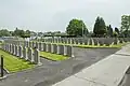 Veld met Belgische oud-strijders WO1