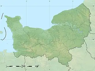 (Voir situation sur carte : Normandie)