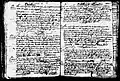 Acte de baptême, 1756