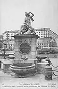 Le triomphe d'Amphitrite, venant des jardins de Marly, fut donnée à la ville de Brest en 1801[38] et transférée au musée du Louvre à la Libération après avoir été évacuée pendant la guerre[39].
