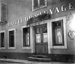 Cette facade originelle vers 1900.
