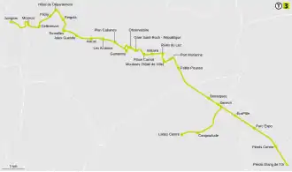 Plan de la ligne en 2026.