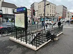 L'accès no&nbsp;5 « Place du Marché ».