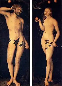 Adam et Ève, 1528 – Galerie des Offices, Florence.