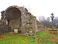 Ruines du prieuré Saint-Brice de Sancy (Moselle).