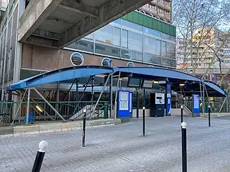 L'accès parking Paul-Sabatier.