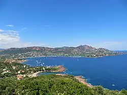 Agay, un quartier balnéaire de Saint-Raphaël.