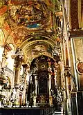 Intérieur de l'église des jésuites de Breslau