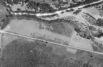 Aérodrome de Corte en 1975 (piste en herbe)