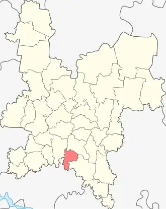 Localisation de Raïon de Lebiajié