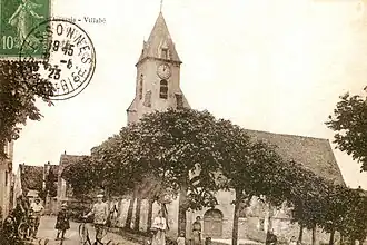 L'église au début du XXe&nbsp;siècle.