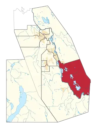 Carte de la circonscription