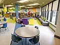 Bibliothèque Jean-Corbeil en 2017, après les rénovations.