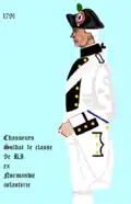 9e régiment d’infanterie de ligne de 1791 à 1793