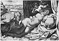 Annibale Carracci, Jupiter et Antiope (ou Vénus et un Satyre), 1592