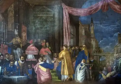 Pietro Damini Saint Louis sacré évêque de Toulouse.