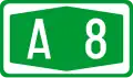 Image illustrative de l’article Autoroute A8 (Serbie)