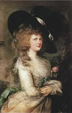 Georgiana, duchesse du Devonshire par Thomas Gainsborough, 1787 The Devonshire Collection