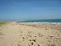 La plage de Lines à Plouhinec.