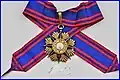 Ruban avec grand-croix de l'ordre de Pie IX