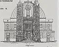 Projet refusé de Zachariewicz - Façade ouest