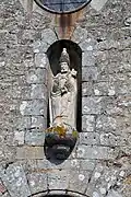La statue de saint Pierre.
