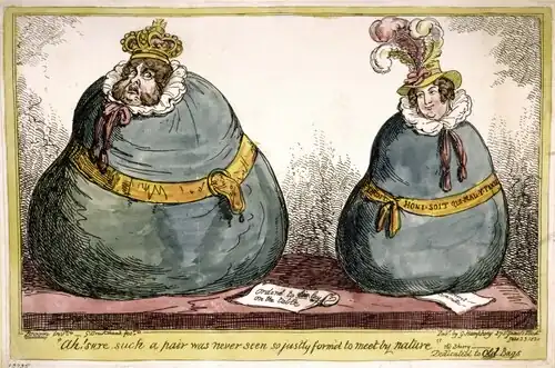 Gravure coloriée.