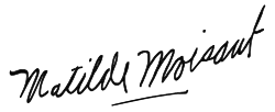 signature de Matilde Moisant