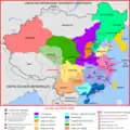 Carte de la Chine de 1927 à 1928