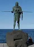 Statue de Añaterve, roi de Güímar