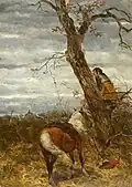 Die Aufklärung (« la Reconnaissance »), tableau de Heinrich Breling (1882).