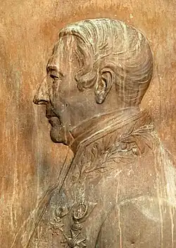 Détail du médaillon.