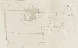 La zone nord-ouest de la Nécropole Phénicienne, montrant Magharet Abloun et le tombeau d'Eshmunazar II.