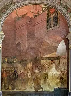 Benjamin-Constant, Entrée du pape Urbain II en 1096.