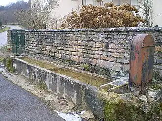 La fontaine de Balleure.