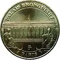 Médaille souvenir du palais Brongniart.