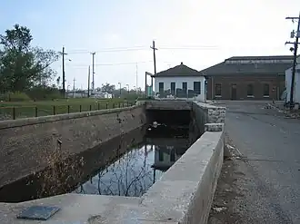 Vestige de l'ancien canal Carondelet