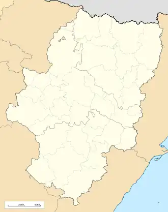 Voir sur la carte administrative d'Aragon